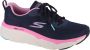 Skechers Max Cushioning Elite 128551-NVPK Vrouwen Marineblauw Hardloopschoenen Sportschoenen - Thumbnail 1