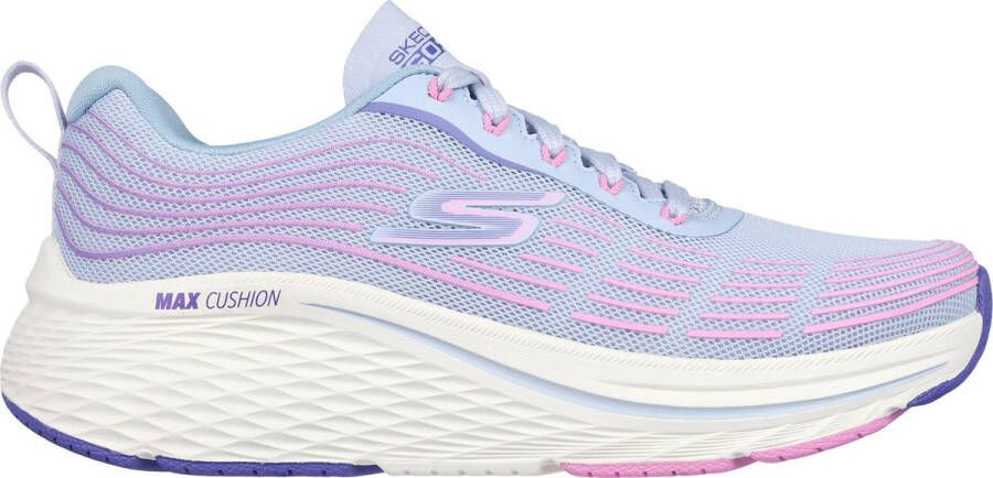 Skechers Max Cushioning Elite 2.0 Dames Sneakers Lichtblauw;Roze