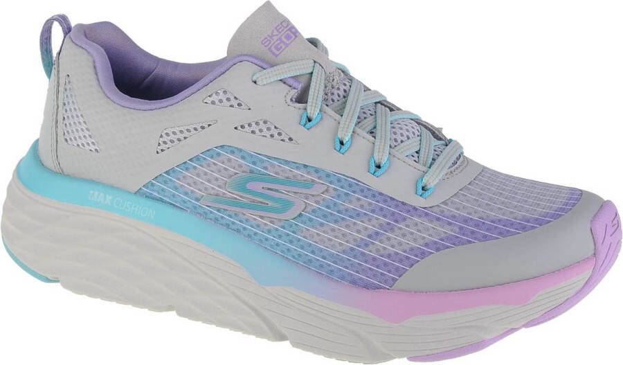 Skechers Max Cushioning Elite Even Stride 128261-GYLV Vrouwen Grijs Hardloopschoenen Sportschoenen