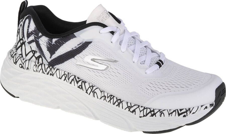 Skechers Max Cushioning Elite-Forever Loving 128552-WBK Vrouwen Wit Hardloopschoenen