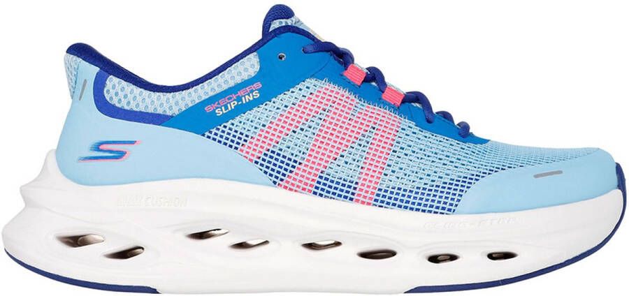 Skechers Max Cushioning Glide Step A Hardloopschoenen Blauw Vrouw