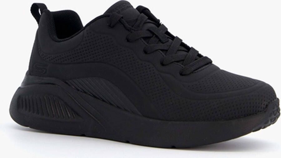 Skechers Sneakers BOBS BUNO Vrijetijdsschoen lage schoen veterschoen in eenvoudige monochrome look