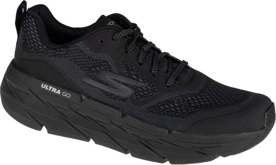 Skechers Max Cushioning Premier Vantage 54450-BKCC Mannen Zwart Hardloopschoenen Sportschoenen