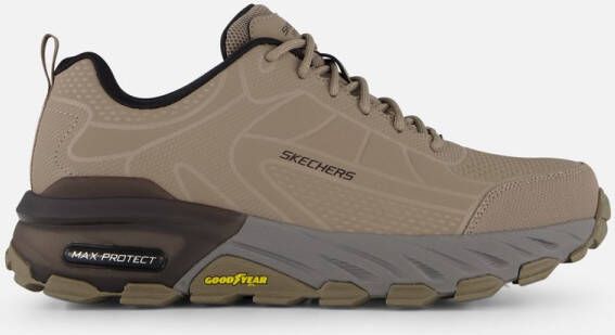 Skechers Max Protect Ironguard Taupe Black Wandelschoenen Heren