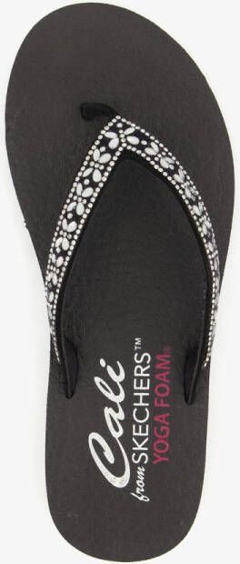 Skechers Meditation Butterfly Garden Dames Slippers Zwart