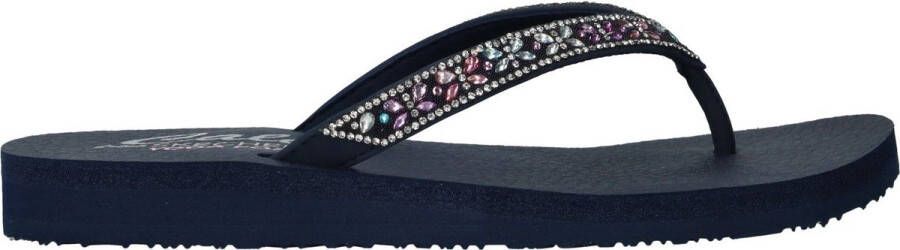 Skechers Meditation Butterfly Garden VEGAN Slipper Vrouwen Blauw