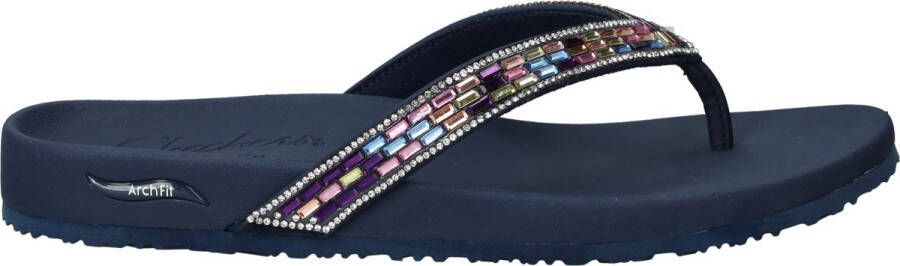 Skechers Meditation Glam Gal Slippers Dames Blauw