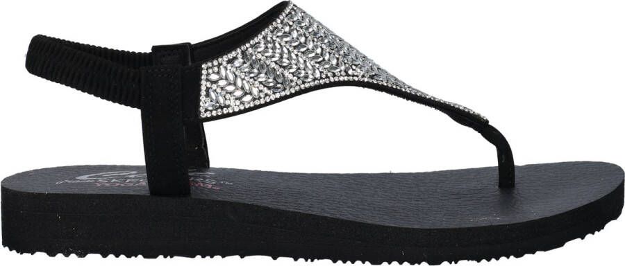 Skechers Meditation Glamorous Muse dames sandaal Zwart