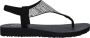 Skechers Meditation Glamorous Muse dames sandaal Zwart - Thumbnail 1