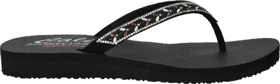 Skechers Meditation Lucky One Dames Slippers Zwart