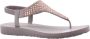 Skechers Sandalen MEDITATION-ROCKSTAR zomerschoen sandaal bandjessandaal met glittersteentjes - Thumbnail 4