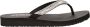 Skechers Meditation Stay Loyal dames teenslipper Zwart - Thumbnail 1