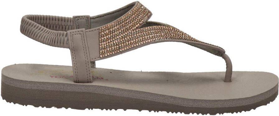 Skechers Meditation Vibrant Glow dames sandaal Taupe