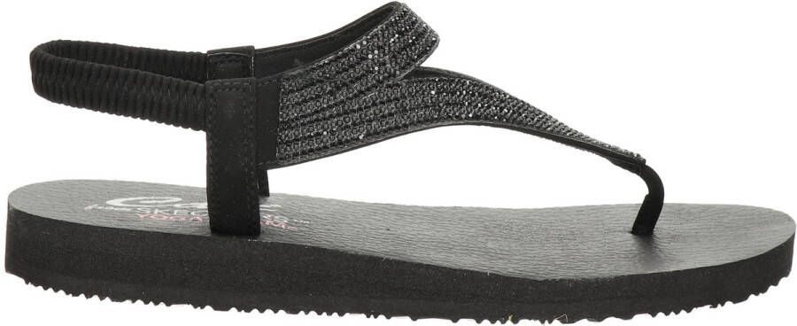 Skechers Meditation Vibrant Glow dames sandaal Zwart
