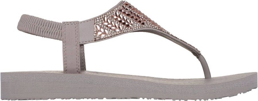 Skechers Meditation \X96 Glamorous Muse Dames Slippers Taupe