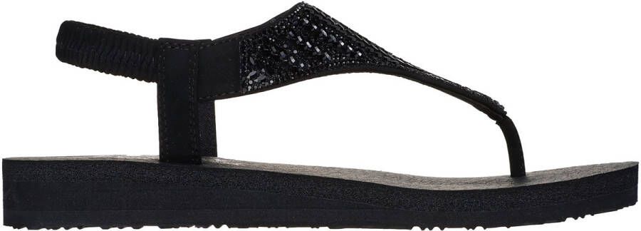 Skechers Meditation \X96 Glamorous Muse Dames Slippers Zwart
