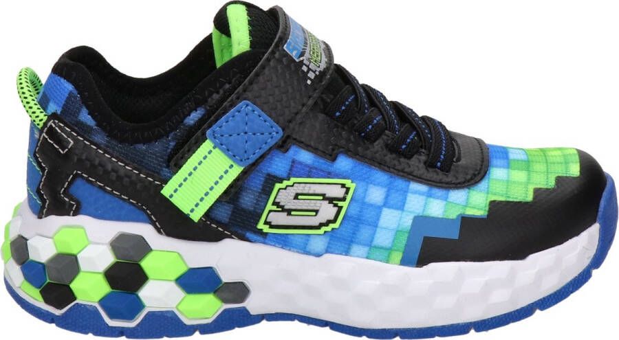 Skechers Mega Craft 2.0 kinder sneaker Blauw multi