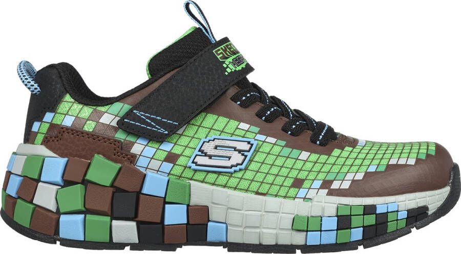 Skechers Mega-Craft 3.0 Jongens Sneakers Bruin