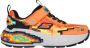 Skechers Mega-Craft 4K Jongens Sneakers Oranje - Thumbnail 1