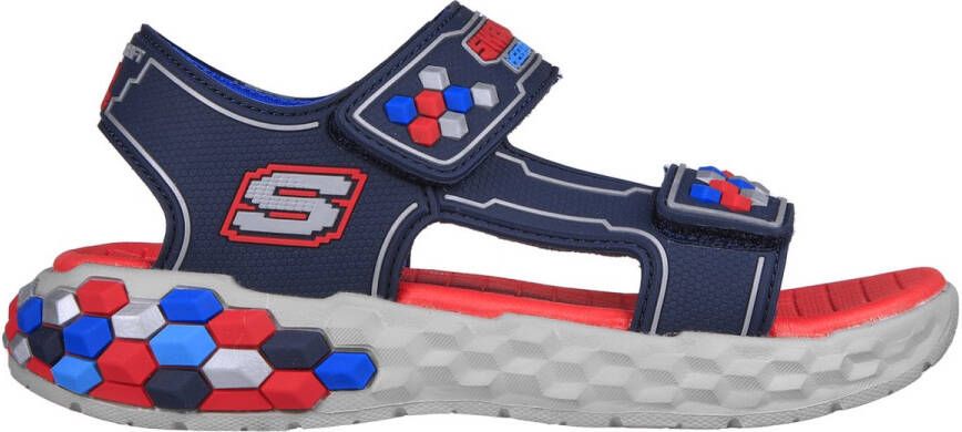 Skechers Mega Splash 2.0 Cuboshore Jongens Sandalen Donkerblauw Rood - Foto 1