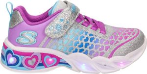 Skechers Sweetheart Lights-Lovely Colo 302312L SMLT Zilver Roze