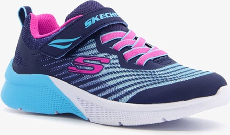 Skechers Kids Sneakers Microspec met contrastkleurige details