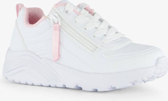 Skechers meisjes sneakers wit met ritsje Extra comfort Memory Foam