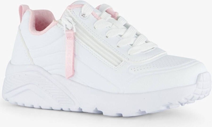 Skechers meisjes sneakers wit met ritsje Extra comfort Memory Foam