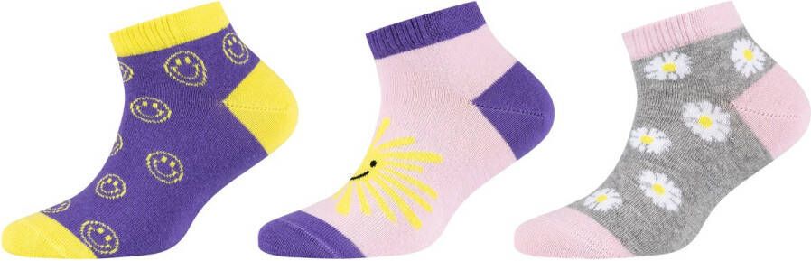 Skechers Meisjes Teensokken Set Casual 3 Paar )