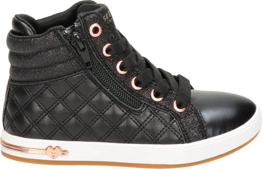 Skechers Shoutouts veterboots zwart Synthetisch Sneakers