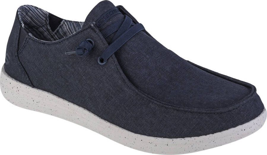 Skechers Melson-Chad 210101-NVY Mannen Marineblauw Schoenen