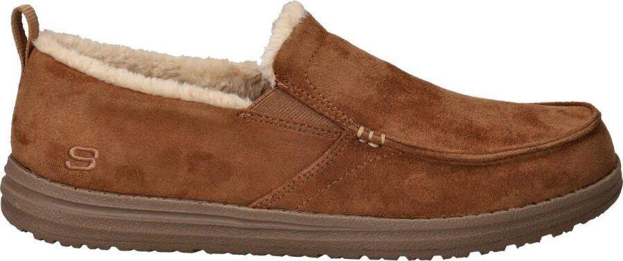 Skechers Melson Willmore Heren Sloffen Tan