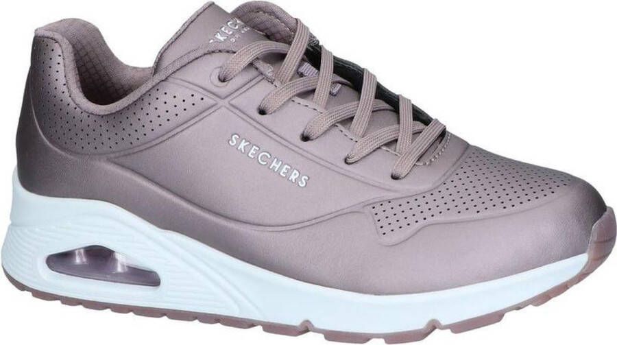Skechers Metallic Roze Sneakers Uno Rose Bold