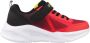 Skechers Meteor-Lights Krendox 401495L-RDBK voor een jongen Rood Sneakers Sportschoenen - Thumbnail 5
