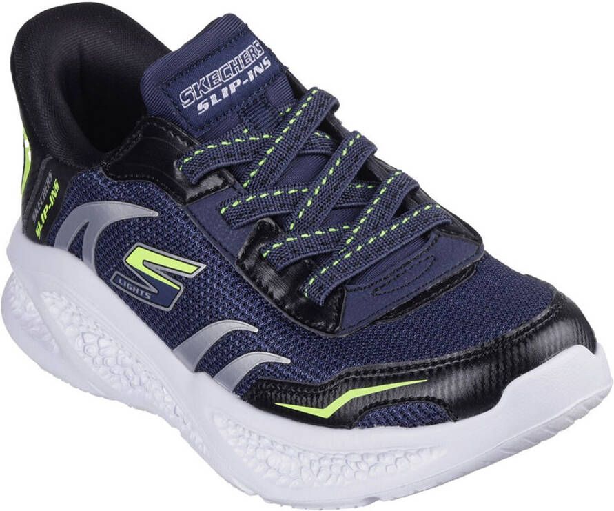 Skechers S-Lights Meteor Lights Slip-Ins Sneakers Jongens Blauw