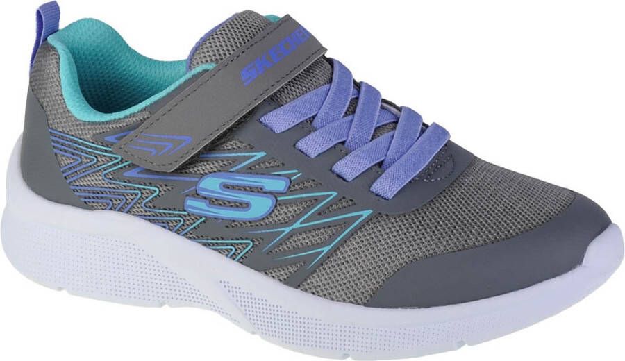 Skechers Microspec-Bold Delight 302468L-GRY voor meisje Grijs Sneakers Sportschoenen - Foto 1
