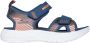 Skechers Microspe Splash Jongens Sandalen Navy - Thumbnail 1