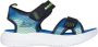 Skechers Microspe Splash Jongens Sandalen Zwart - Thumbnail 1
