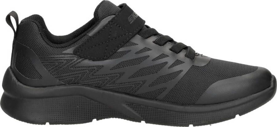 Skechers Microspec Texlor 403770L BBK voor een jongen Zwart Sneakers