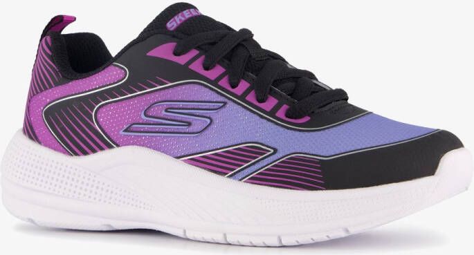 Skechers Microspec Advance meisjes sneakers paars roze Uitneembare zool