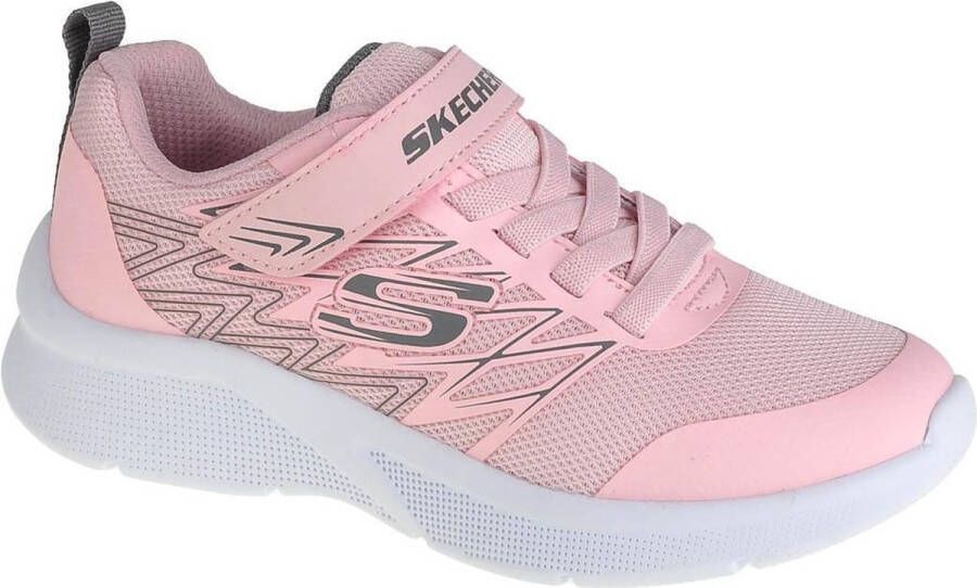 Skechers Microspec-Bold Delight 302468L-LTPK voor meisje Roze Sneakers Sportschoenen