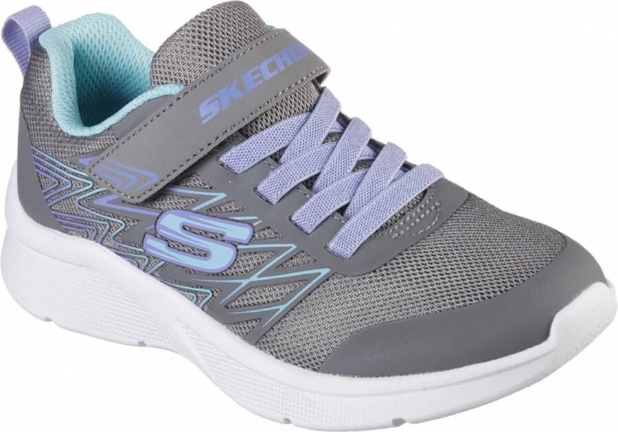 Skechers Microspe Bold Delight 302468L-GRY voor meisje Grijs Sneakers Sportschoenen - Foto 5