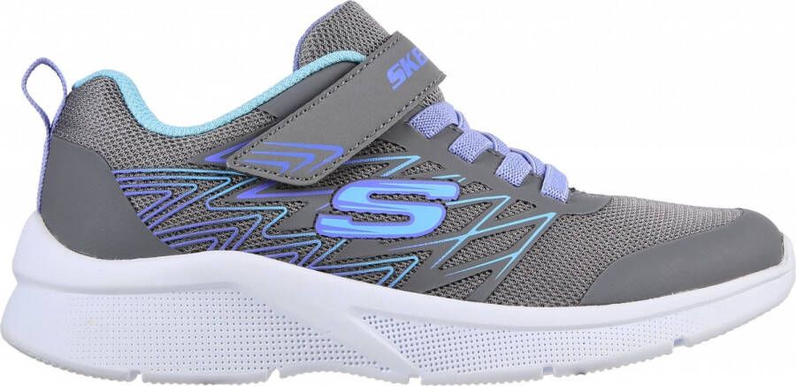 Skechers Microspe Bold Delight 302468L-GRY voor meisje Grijs Sneakers Sportschoenen