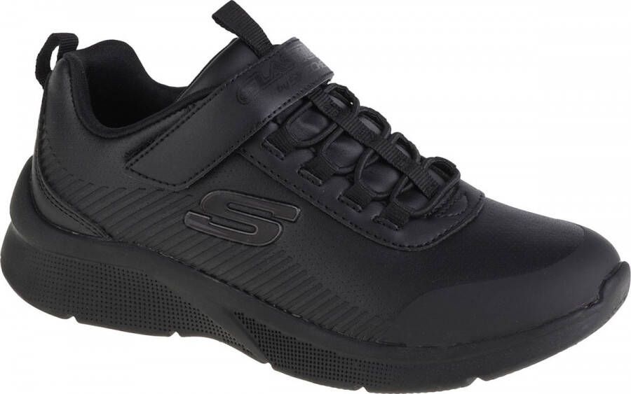 Skechers Microspec Classmate 302607L BBK voor meisje Zwart Sneakers Sportschoenen