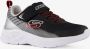 Skechers Microspec II kinder sneakers zwart wit - Thumbnail 4