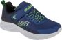 Skechers Microspec II Zovrix 403924L-NBLM voor een jongen Marineblauw Sneakers Sportschoenen - Thumbnail 1