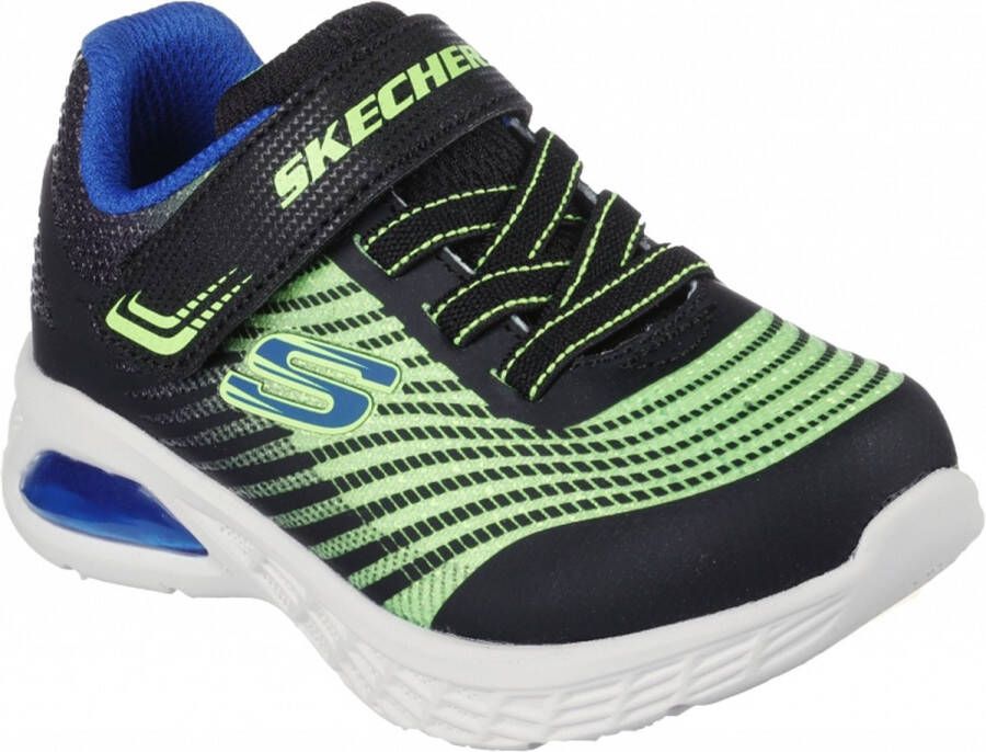 Skechers Microspec Max Ii Sportschoen Jongens Zwart lime