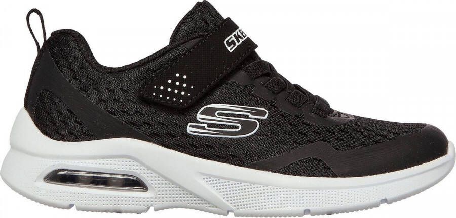 Skechers Microspec Max kinder sneakers Zwart