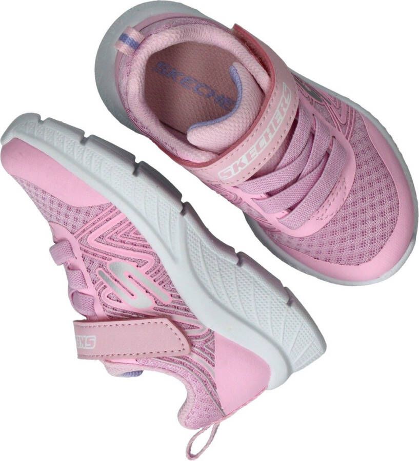 Skechers Microspec Plus Swirl Sweet Sneaker Meisjes Roze
