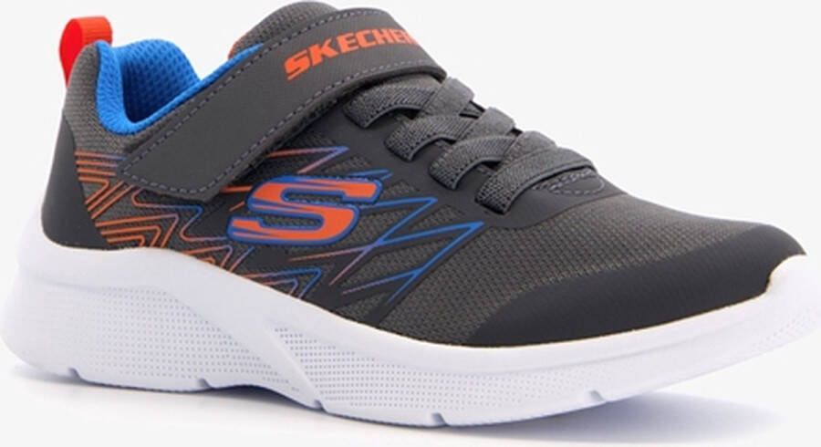 Skechers Microspec Texlor 403770L-GYBL voor een jongen Grijs Sneakers